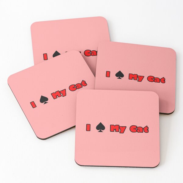 Item preview, I Spade My Cat (Red Text) designed and sold by Karate Octopus.