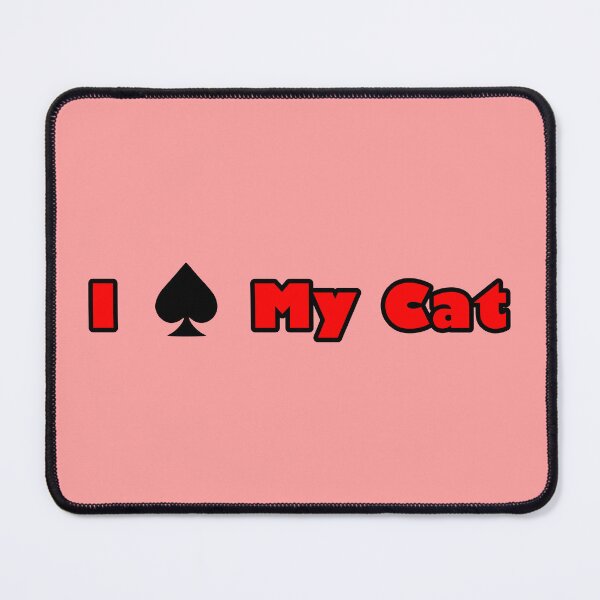 Item preview, I Spade My Cat (Red Text) designed and sold by Karate Octopus.