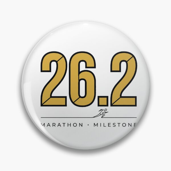 Item preview, 26.2 Marathon Milestone designed and sold by Sentient Cyborg Solutions.