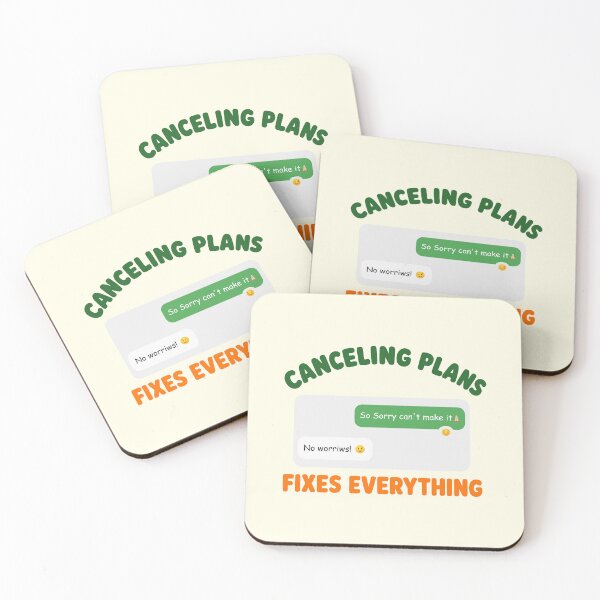Item preview, Canceling Plans Fixes Everything designed and sold by fadilow.