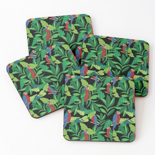 Item preview, Parrots in the Jungle designed and sold by Nana Dancer Designs.