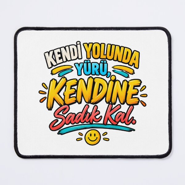 Item preview, Kendi Yolunda Yürü, Kendine Sadık Kal – Motivational Quote designed and sold by Joyfulfabric.
