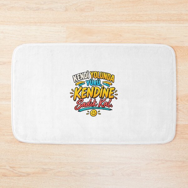 Item preview, Kendi Yolunda Yürü, Kendine Sadık Kal – Motivational Quote designed and sold by Joyfulfabric.