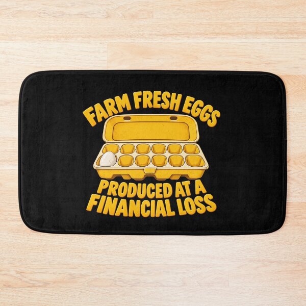 Item preview, Farm Fresh Eggs Produced at a Financial Loss Funny Chicken Farmer Homestead Humor designed and sold by 76Valeria.