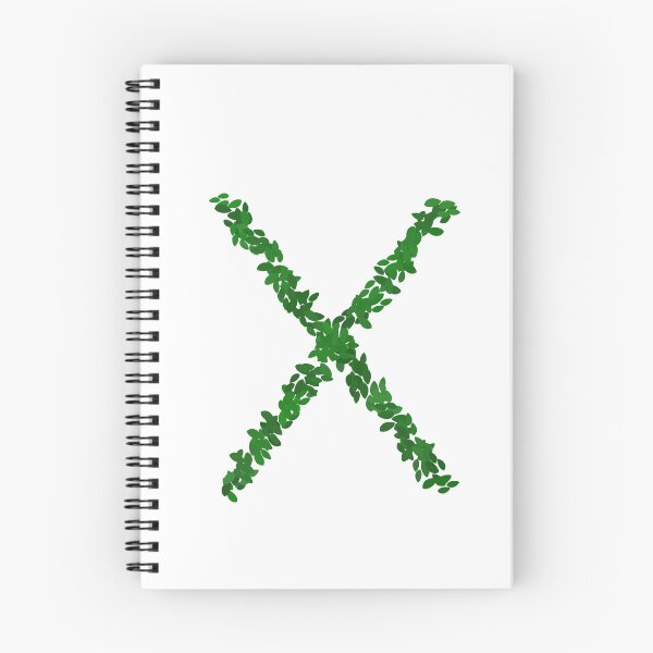 Item preview, Botanical Letter X - Green Leaf Monogram Initial designed and sold by iampaulmorris.