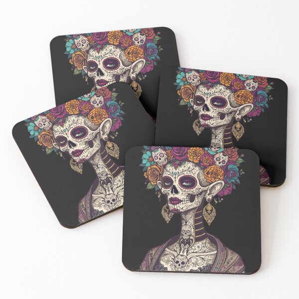 Item preview, Catrina Crown | Vintage Day of the Dead Tarot Art designed and sold by  Ojo de Lilith.
