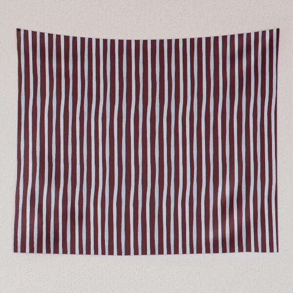 Item preview, Retro Dark Red and Pastel Blue Vertical Stripes Aesthetic Pattern | Red and Blue Striped Pattern Gift for Women and Girls | Aesthetic Red and Blue Stripes Pattern for College Students designed and sold by VivaFy.
