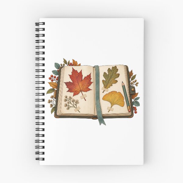 Item preview, Pressed Leaves – Field Journal designed and sold by SAS-Designer.