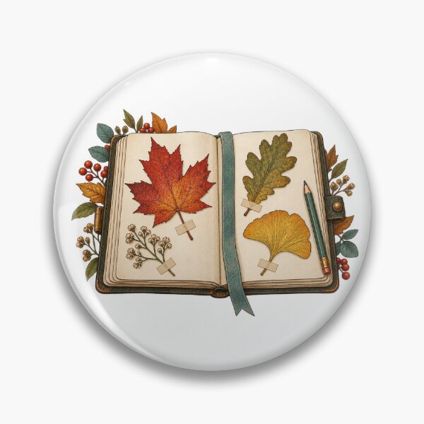 Item preview, Pressed Leaves – Field Journal designed and sold by SAS-Designer.