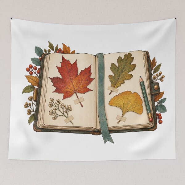 Item preview, Pressed Leaves – Field Journal designed and sold by SAS-Designer.