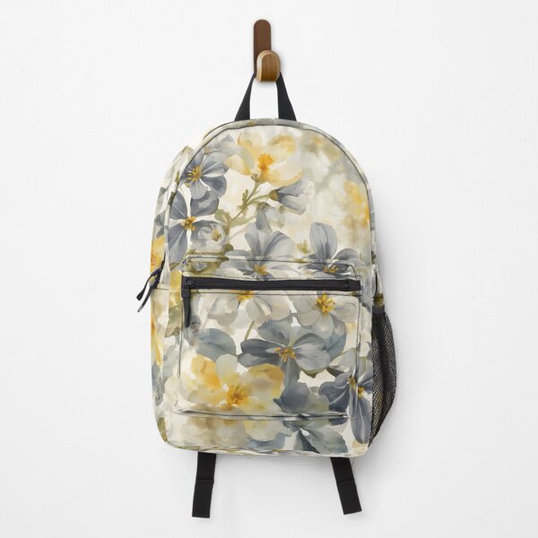 Item preview, Yellow Gray Flowers Art designed and sold by SeaStarAlex.