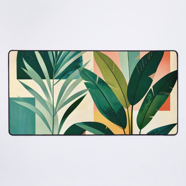 Item preview, Boho Terracotta Geometric Leaf Relief designed and sold by Vicky Brago-Mitchell®.