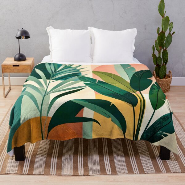 Item preview, Boho Terracotta Geometric Leaf Relief designed and sold by Vicky Brago-Mitchell®.
