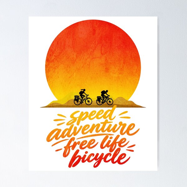 Item preview, Travel - speed, adventure, free life, bicycle designed and sold by Kabira77.