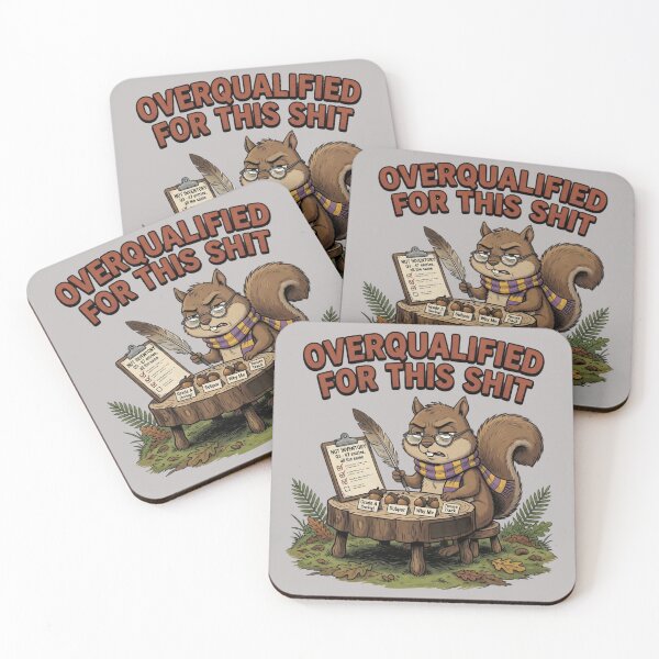 Item preview, Overqualified squirrel designed and sold by design-rebell.