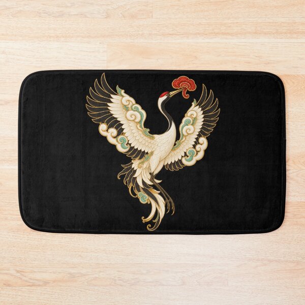 Item preview, Crane with lingzhi - Chinese emblem of longevity designed and sold by lAnJefurtifeu.