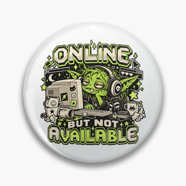 Item preview, Overworked Goblin Gamer – Funny Nerdy Computer Art designed and sold by jankizkhan.