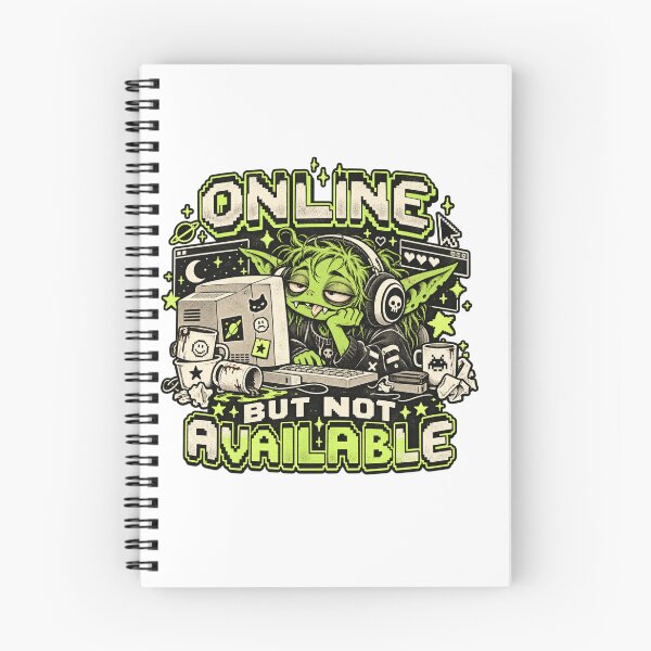 Item preview, Overworked Goblin Gamer – Funny Nerdy Computer Art designed and sold by jankizkhan.