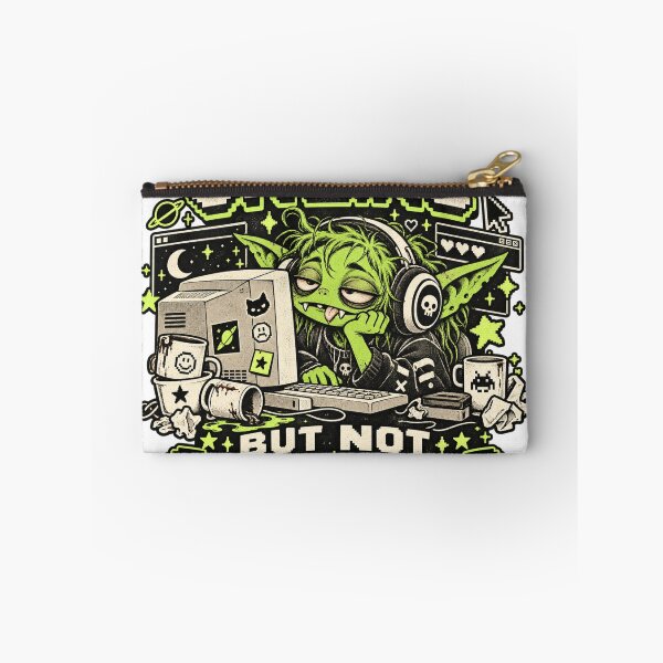 Item preview, Overworked Goblin Gamer – Funny Nerdy Computer Art designed and sold by jankizkhan.