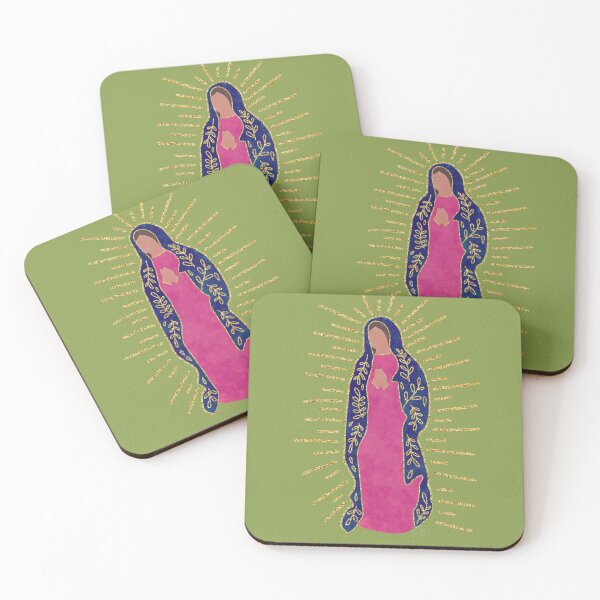 Item preview, Our lady of Guadalupe green designed and sold by Ana Gorozpe.