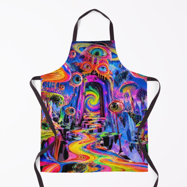 Item preview, Psychedelic Mushroom Eyeball Portal Trippy Cosmic Surreal Art designed and sold by BloomOfDesign.