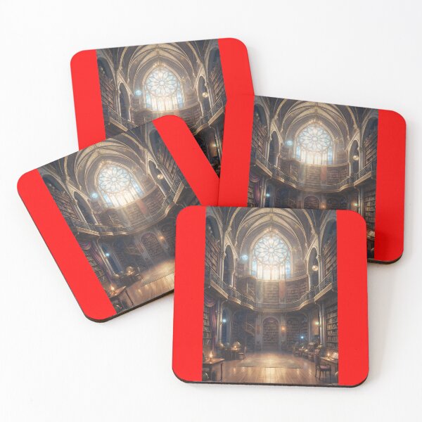 Item preview, indoor library  (no border) designed and sold by Crimsonmerchant.