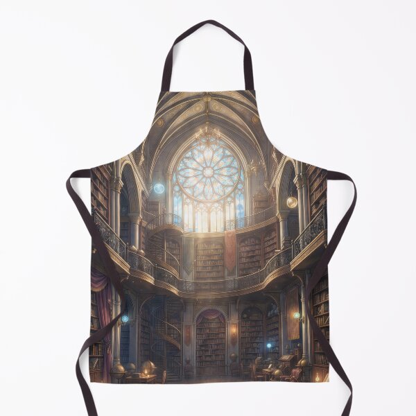 Item preview, indoor library  (no border) designed and sold by Crimsonmerchant.