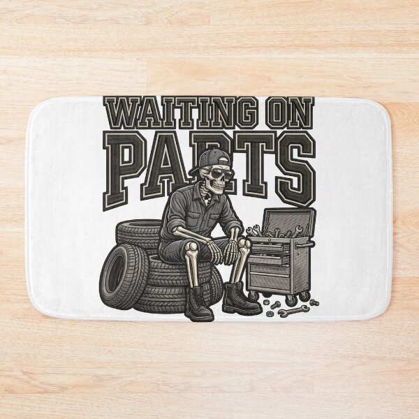 Item preview, Waiting On Parts Funny Skeleton Auto Repair designed and sold by ArtDesignTp.