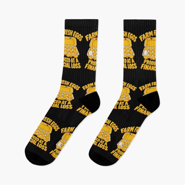 Item preview, Farm Fresh Eggs Produced at a Financial Loss Funny Chicken Farmer Homestead Humor designed and sold by beoldfashioned.