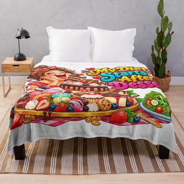 Item preview, My Diet Starts After Dessert. designed and sold by New Wave Artworks & Odds &Ends.