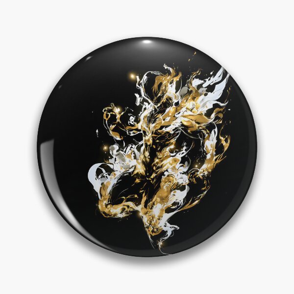 Item preview, Golden Flame Elemental Abstract Art designed and sold by Lunat1kk.