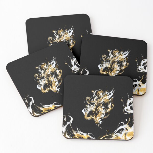 Item preview, Golden Flame Elemental Abstract Art designed and sold by Lunat1kk.