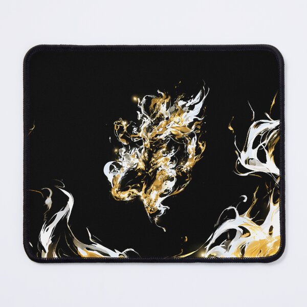 Item preview, Golden Flame Elemental Abstract Art designed and sold by Lunat1kk.