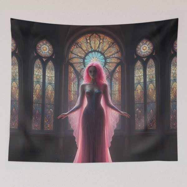 Item preview, The illusion of a Gothic cathedral and a radiant soul designed and sold by KunstGeist.