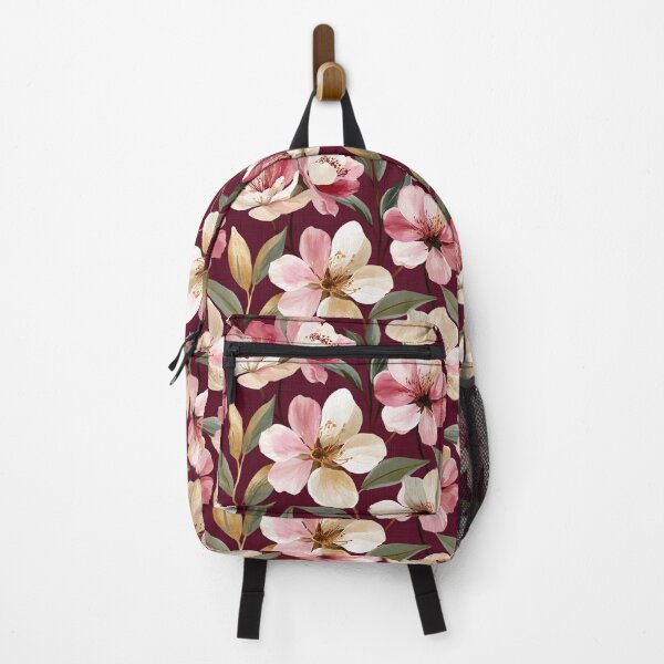 Item preview, Burgundy Blush Botanical Floral Pattern designed and sold by haleymaree.
