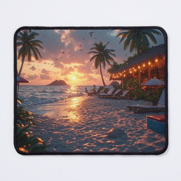 Item preview, Golden Hour Tiki Paradise designed and sold by CreekSideCreat.