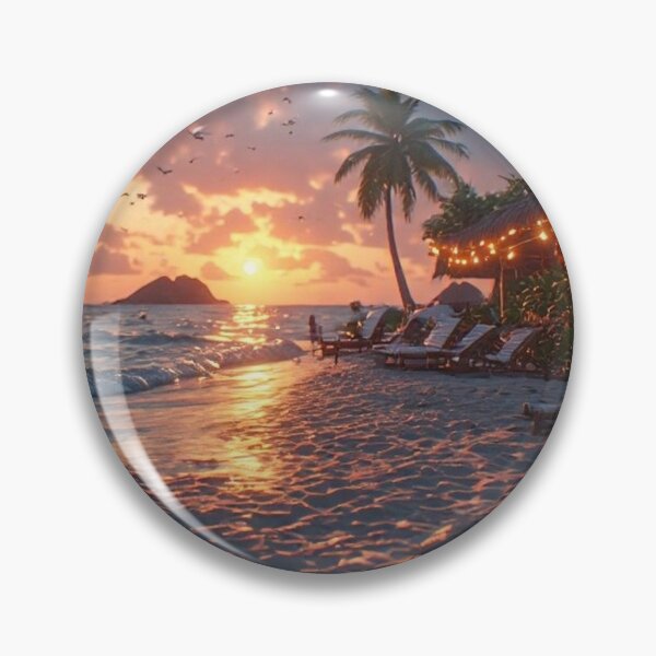 Item preview, Golden Hour Tiki Paradise designed and sold by CreekSideCreat.