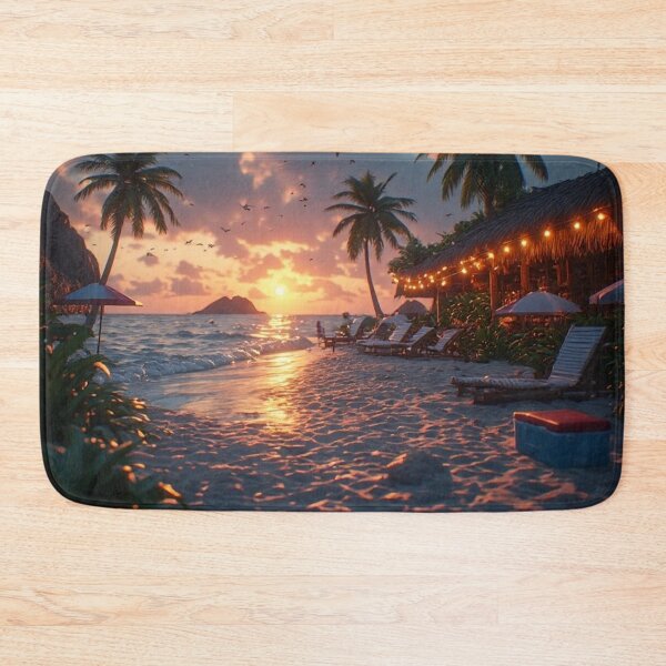 Item preview, Golden Hour Tiki Paradise designed and sold by CreekSideCreat.