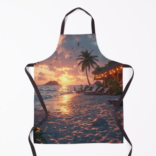 Item preview, Golden Hour Tiki Paradise designed and sold by CreekSideCreat.