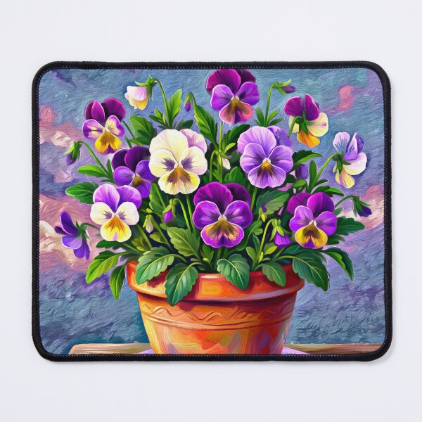 Item preview, Moonlit Pansy Garden designed and sold by Anas Arts.