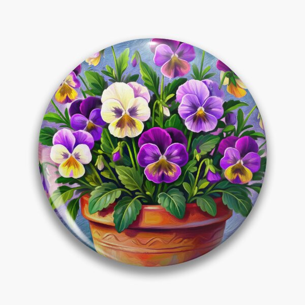 Item preview, Moonlit Pansy Garden designed and sold by Anas Arts.