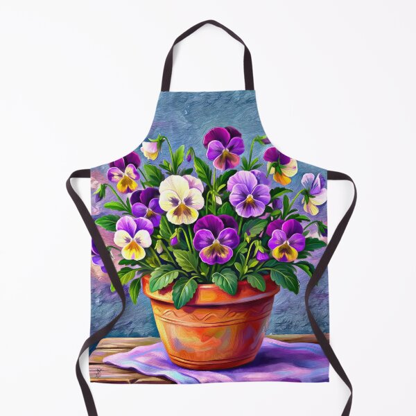 Item preview, Moonlit Pansy Garden designed and sold by Anas Arts.