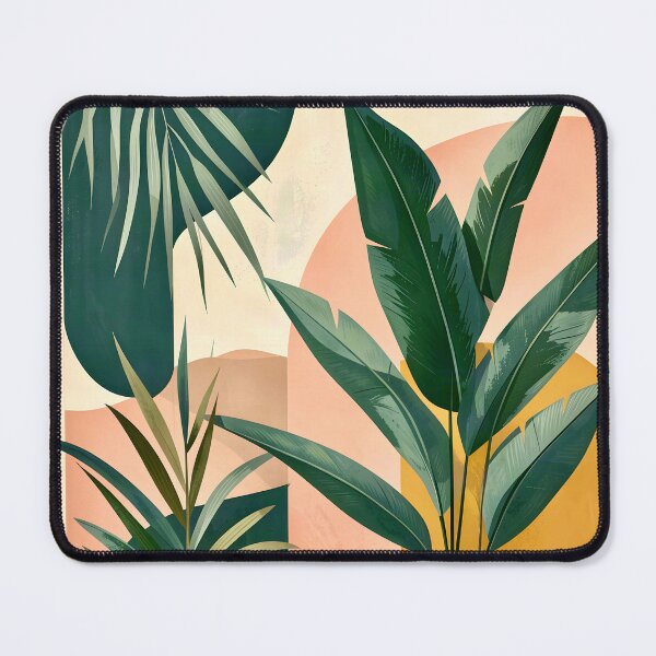 Item preview, Boho Terracotta Geometric Leaf Relief designed and sold by Vicky Brago-Mitchell®.