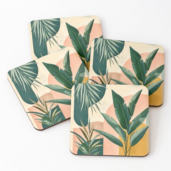 Item preview, Boho Terracotta Geometric Leaf Relief designed and sold by Vicky Brago-Mitchell®.