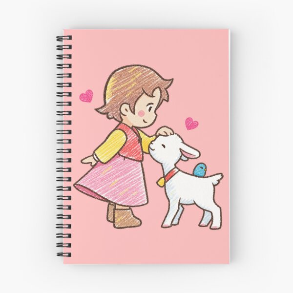 Artikelvorschau, Heidi streichelt eine Ziege entworfen und verkauft von YChangShop.