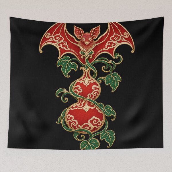 Item preview, Bat and gourd - Chinese prosperity designed and sold by lAnJefurtifeu.