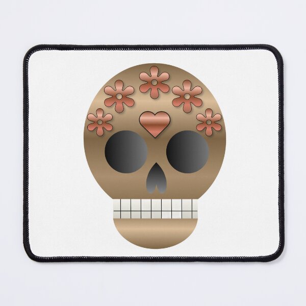 Item preview, Geometical Golden Sugar Skull designed and sold by atanemoia.