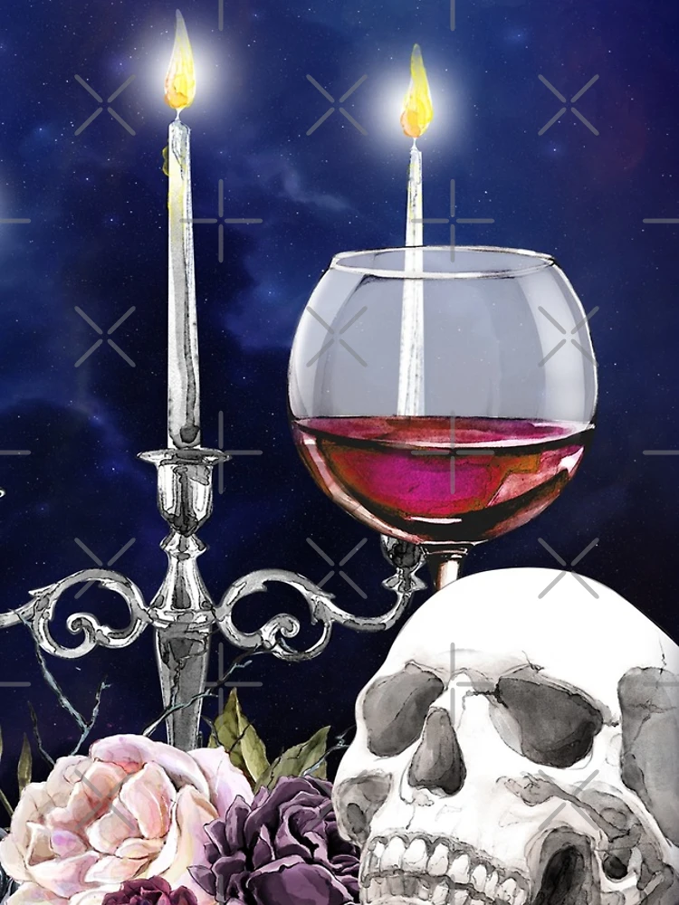 Thumbnail 4 of 4, iPhone Case, Red Wine and Roses designed and sold by RuthFurtado.