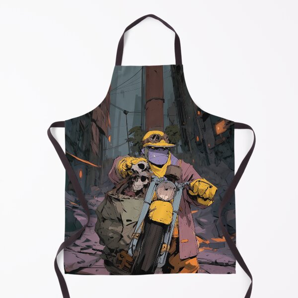Item preview, Post Apocalyptic Blue Mutant Biker Motorcycle Art designed and sold by Lunat1kk.