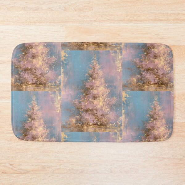 Item preview, Glittering pink Christmas Tree card designed and sold by MendaciousMina.